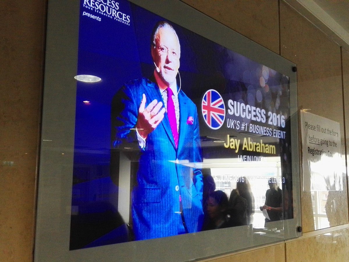 LeeAli121's tweet photo. Looking forward to seeing marketing legend #jayabraham at #businessrevolution #successuk today. https://t.co/4PuWIFGnGb