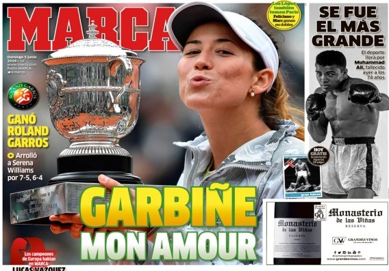 Si gana un hombre es el rey, si gana una mujer es 'amour'