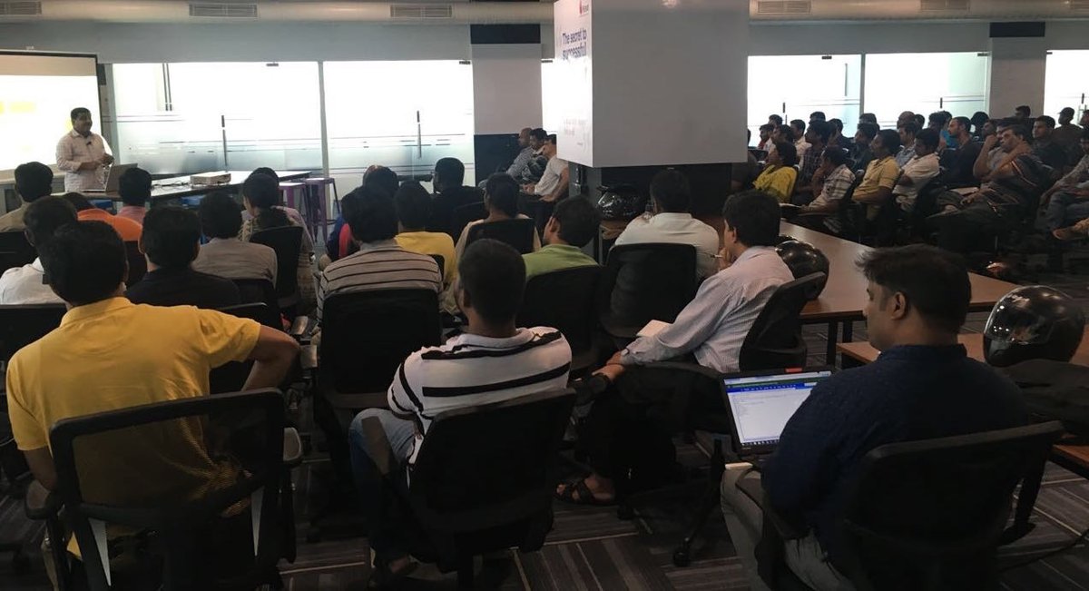 CsharpCorner's tweet image. Learning #AngularJS2 with @sekharonline4u at @CsharpCorner Hyderabad Chapter Meet cc #Angular @angularjs