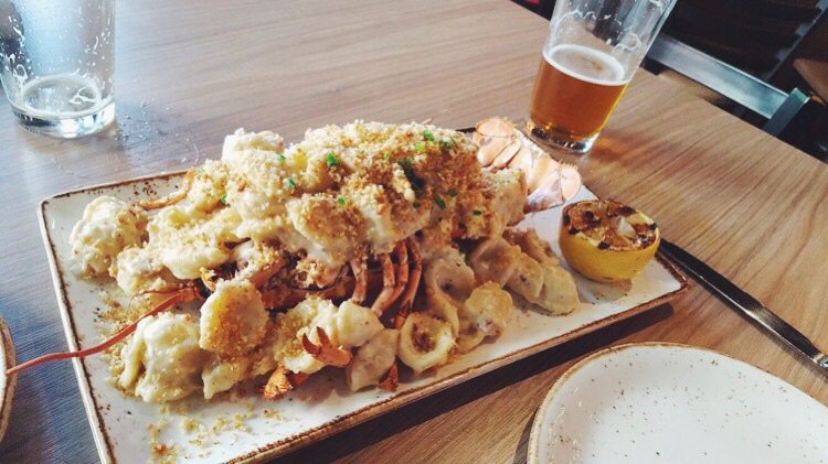 Stuffed Lobster Mac 'n Cheese [OC][750x421] #food #pics #follow