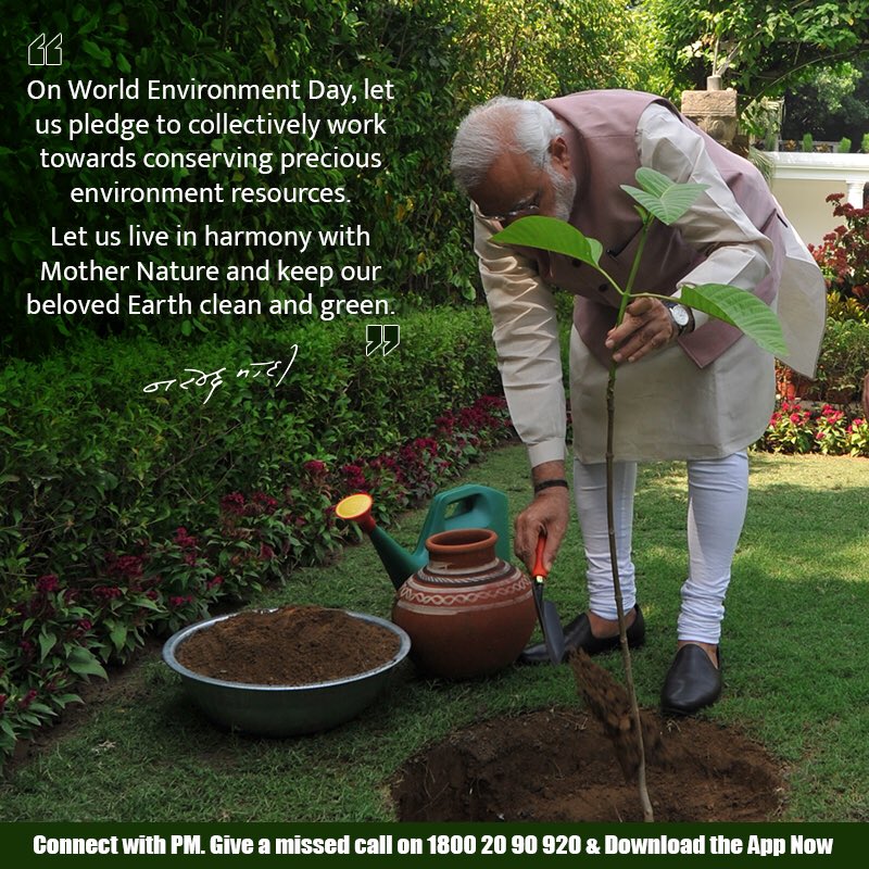 On #WorldEnvironmentDay, a commitment to protect our environment & live in harmony with nature.