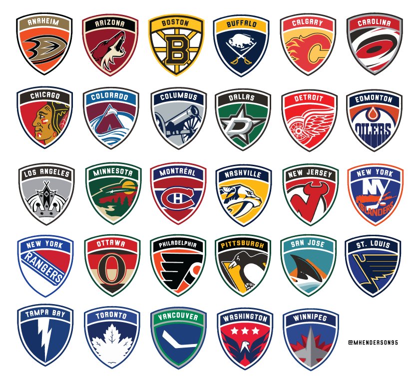 nhl teams and logos 2016