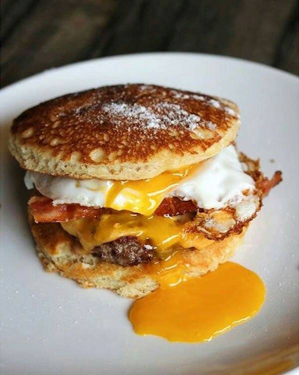 Pancake sliders [1200x800] #food #pics #follow