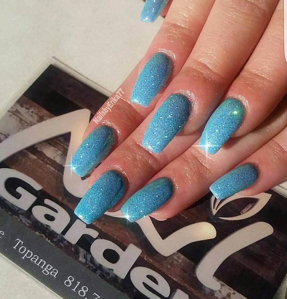 Nail Garden On Twitter Glitter Acrylic Nails By Ng Woodland