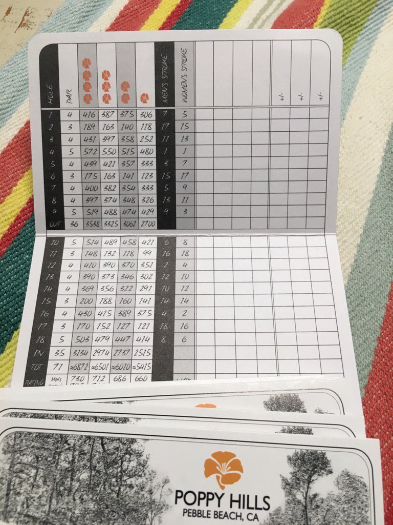 PeliPebCup's tweet photo. Captains @ezbeasley and @fishpebble agree upon Poppy 3 for tee selection. Scorecard for the Day 1 Matches. #pelipeb https://t.co/i3BlH6acrx