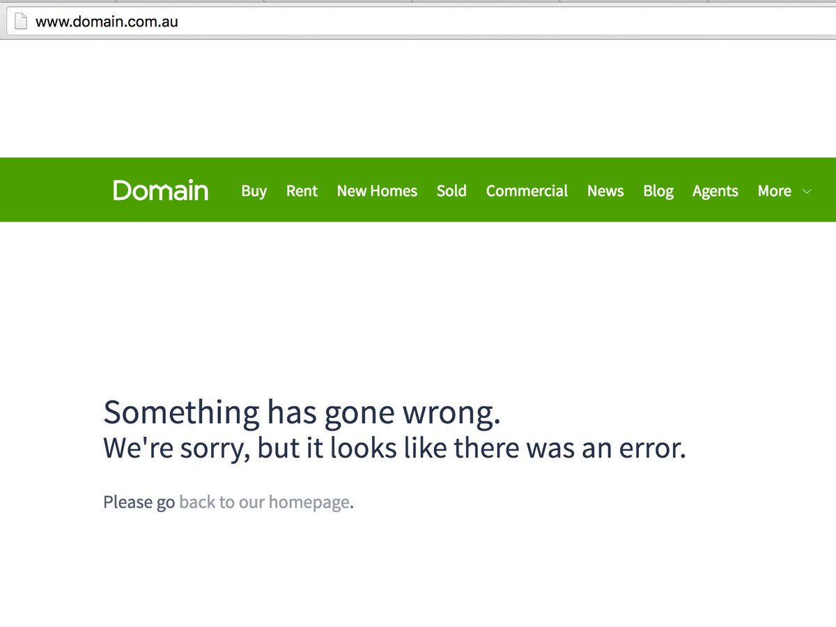 anilkonsal's tweet photo. @Domaincomau Getting error on your home page. Please check! https://t.co/fQfx2RxrD4