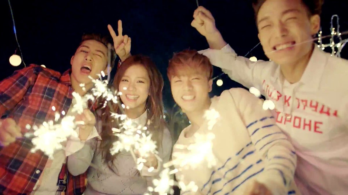 throwback Hanbin Bobby Jinhwan with Jisoo from @YGNewGirls Video on:  https://t.co/VJu0Abv8Xu, image size:1200x675