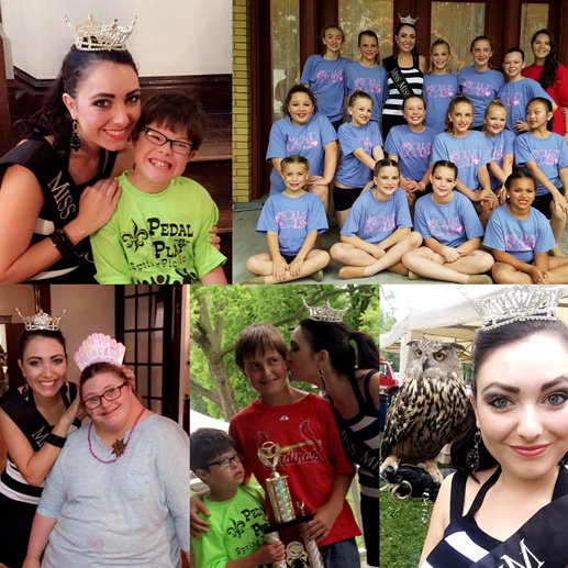 MissAmericaMO's tweet photo. Too many sweet moments to share from the "Spring for Down Syndrome" event in St. Genevieve today! 💚 #MissMo2015 https://t.co/KsKmHP8NS9