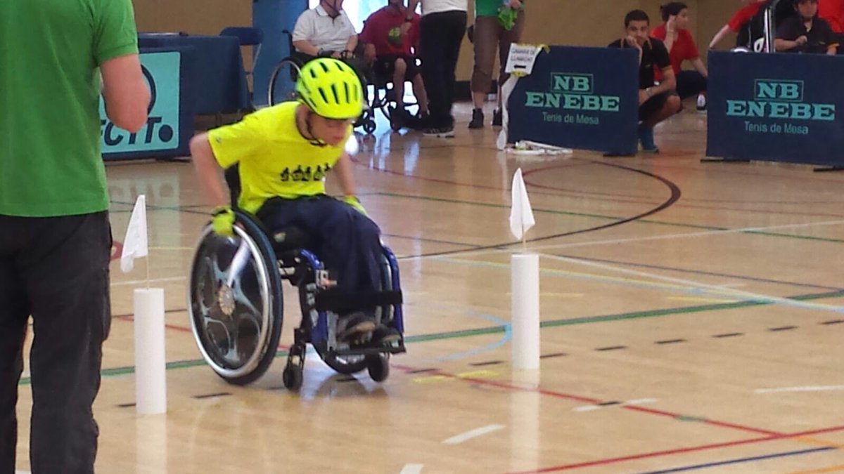 ajcubelles's tweet image. El cubellenc Cristiancampió estatal a la prova cronometrada i eliminació individual amb cadira de rodes  #Cubelles