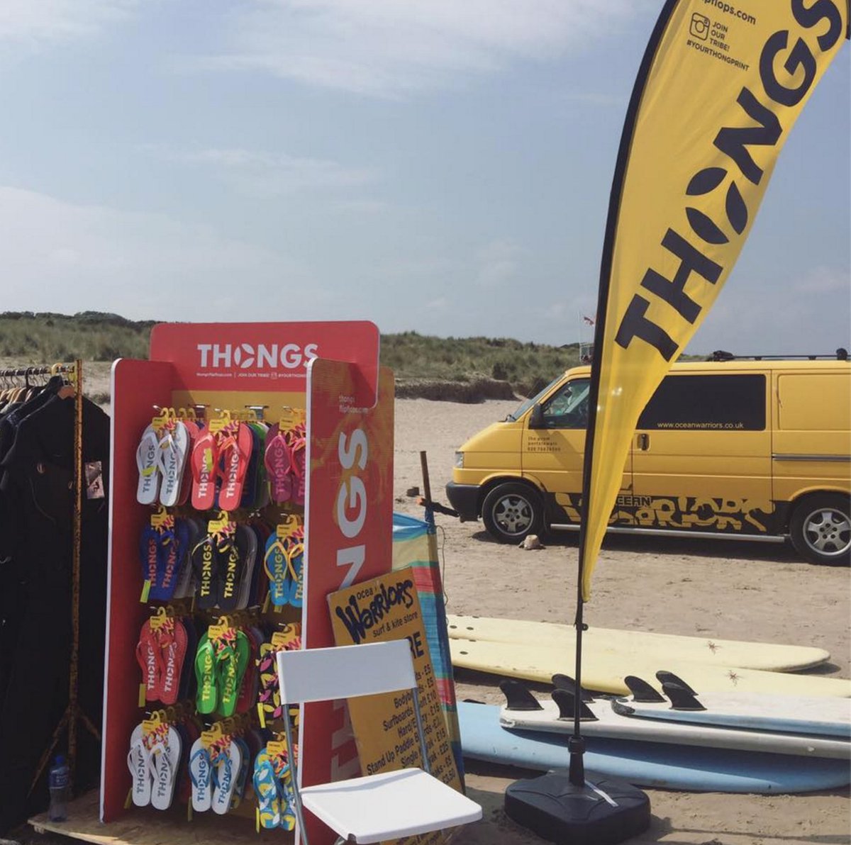 Get your ThongPrint on the Portstewart Strand today #yourthongprint #portstewartstrand #oceanwarriors