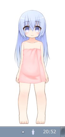 バスタオル&amp;湯気 