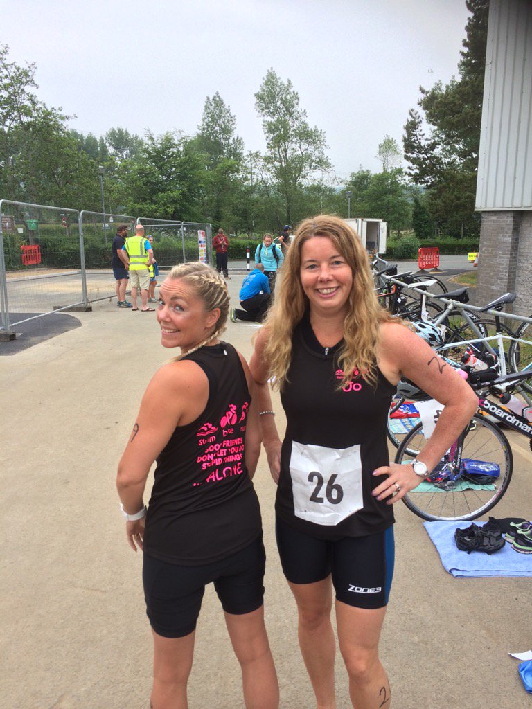 First tri completed today 😉 #if you believe anything is possible ! BIG one next week 😁