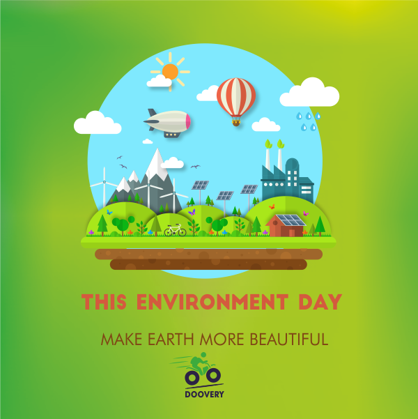 doovery's tweet photo. "Keep your surroundings clean and green. Have a happy #WorldEnvironmentDay"
#EnvironmentDay #Doovery https://t.co/6x6PHCj5KV
