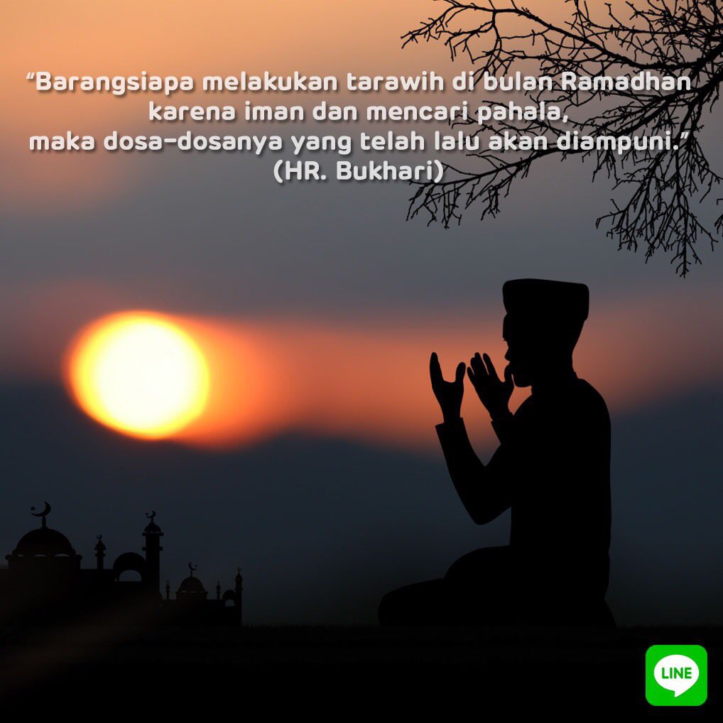 Siap-siap taraweh malam ini yuk, Sahabat LINE. Jangan lupa set alarm kamu untuk bangun saur ya.