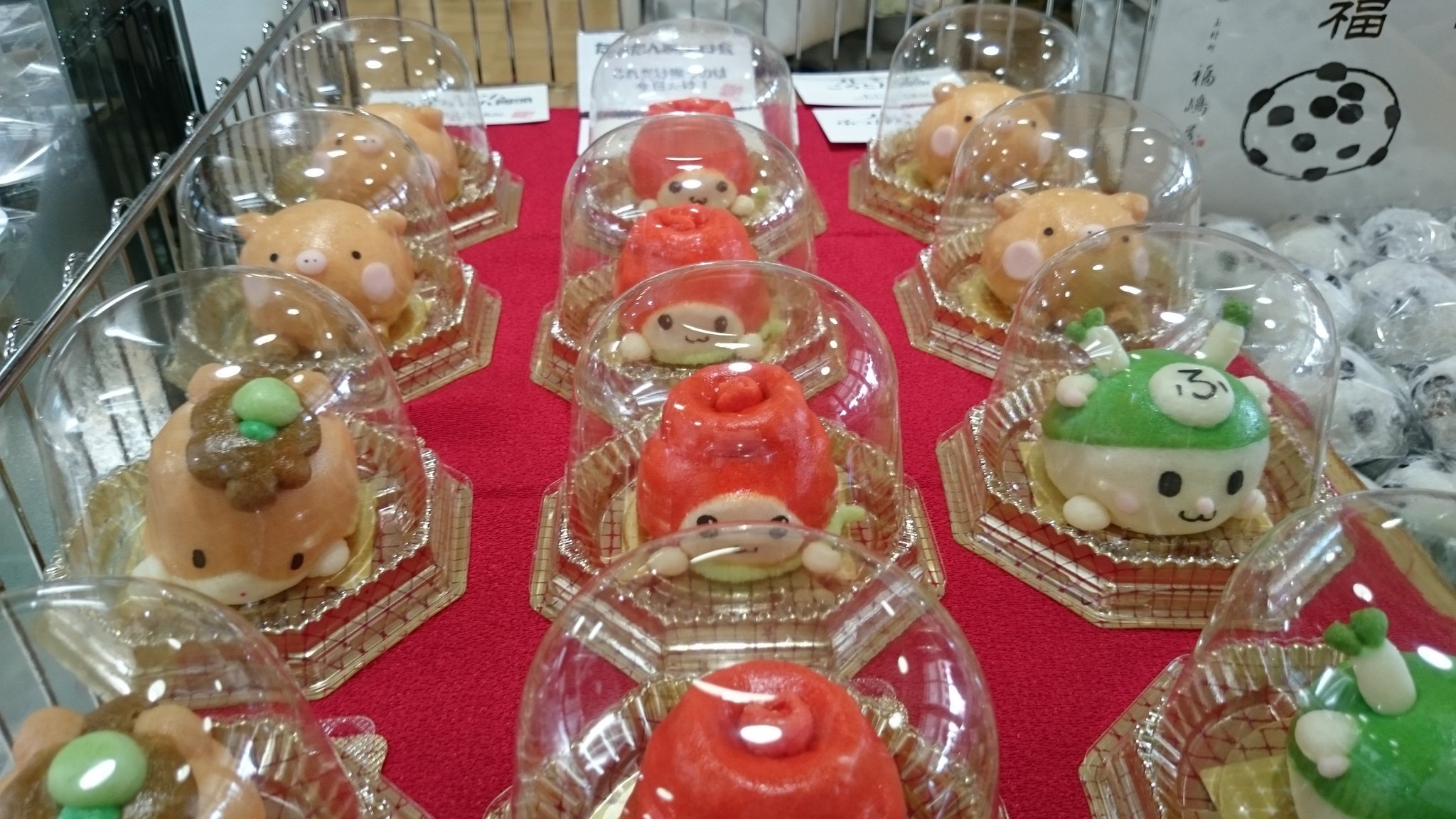 なか 店内では ロールケーキとゆるキャラ饅頭が 福島屋さんに行きたい V T Co Dcjmoxoxka Twitter