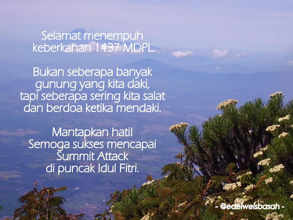 edelweisbasah's tweet photo. Marhaban ya ramadhan. Mari mendaki keberkahan. https://t.co/KhizTGJmsV