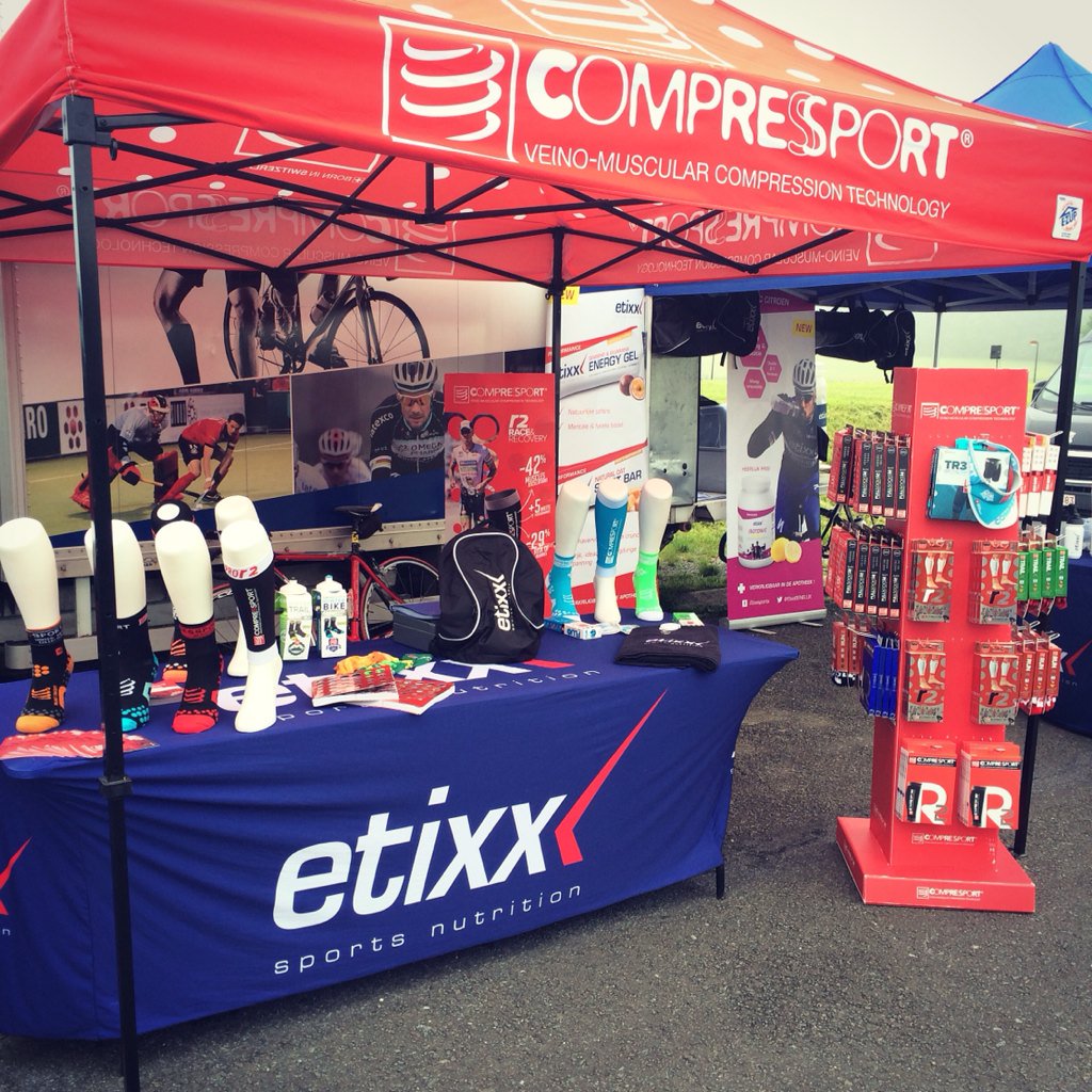 NielsDeTroyer's tweet photo. Nous sommes prêts! Triathlon des lacs de l'eau d'heure @EtixxBENELUX @compressportbel #urbantrisports https://t.co/MVIZqo7DzW