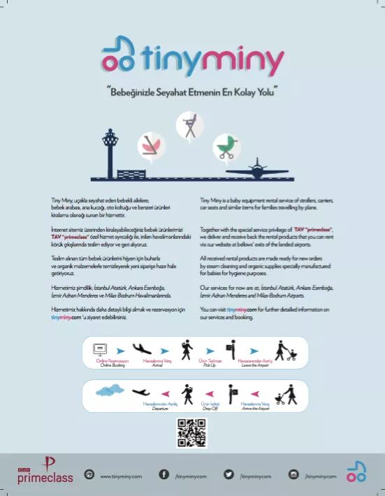 tinyminycom's tweet photo. TAV Havalimanlarının yayını “The Gate” dergisinde bu ay çıkan ilanımızı gördünüz mü? #tavprimeclass #tinyminy #bebek https://t.co/bCjI2lvnYS
