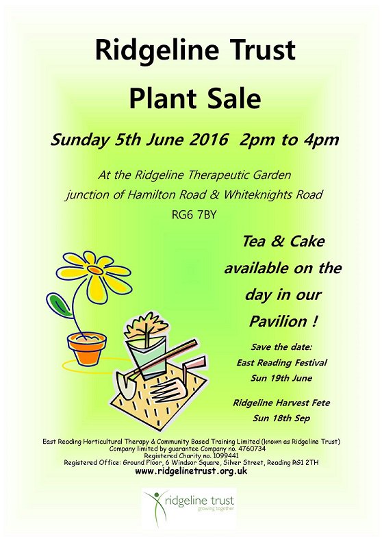 Join us at the garden today for our plant sale 2pm-4pm.  The sun is out and there is tea and cake in our pavilion!
