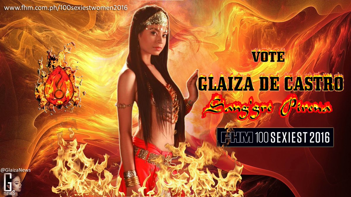 GlaizaNews's tweet photo. Let Pirena set you on fire. For Encantadia.
#FHM100SexiestWomen2016 VOTE GLAIZA DE CASTRO
https://t.co/lrJz0A9Dy0 https://t.co/OVQyraOV2h