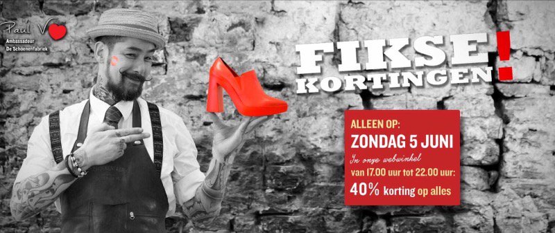 Alleen vandaag 40% korting in de webshop #topmerken #greve #giorgio #vanbommel #jeffreywest deschoenenfabriek.nl