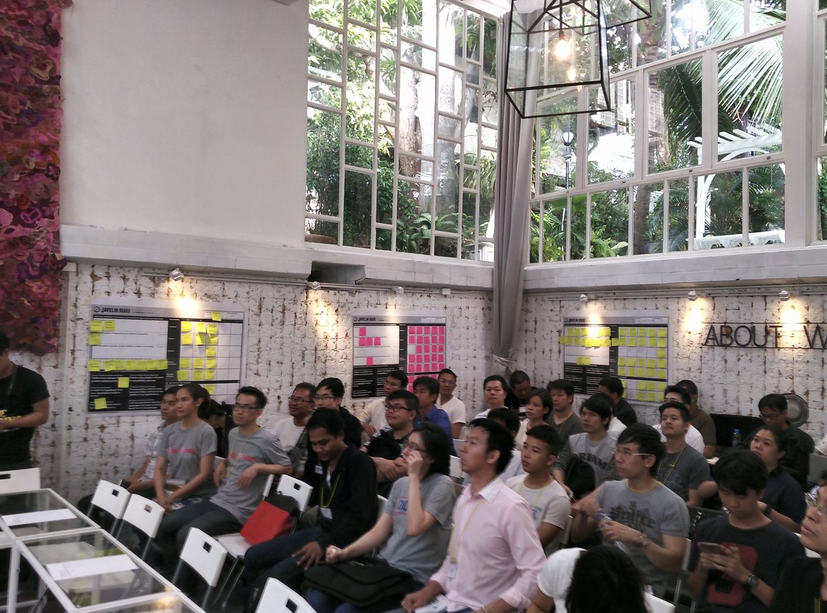 TO's tweet photo. Here at the first @Lean workshop in Bangkok, Thailand! https://t.co/eVEU7P4YFB