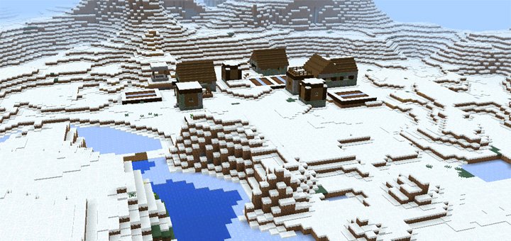 MCPEDL's tweet photo. Three Snow Villages - 0.15 Seed - https://t.co/1fXkDQUhcU https://t.co/nk5yH1CeuL