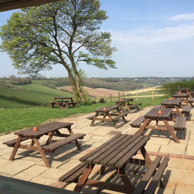 BotleyHill's tweet photo. Getting set to open The Chicken Shed 12-5. Come enjoy rotisserie chicken, chips, falafel &amp; the best view for miles! https://t.co/UyyJPq2kyq