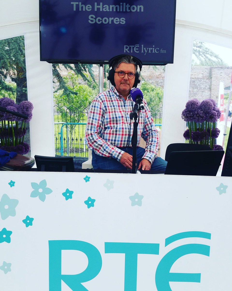 rte's tweet photo. Day 4 @bloominthepark! 'The Hamilton Scores' @RTElyricfm is live from the @rte tent. Pop by to say hi! 🌻 #rtebloom https://t.co/drl3zH3irn