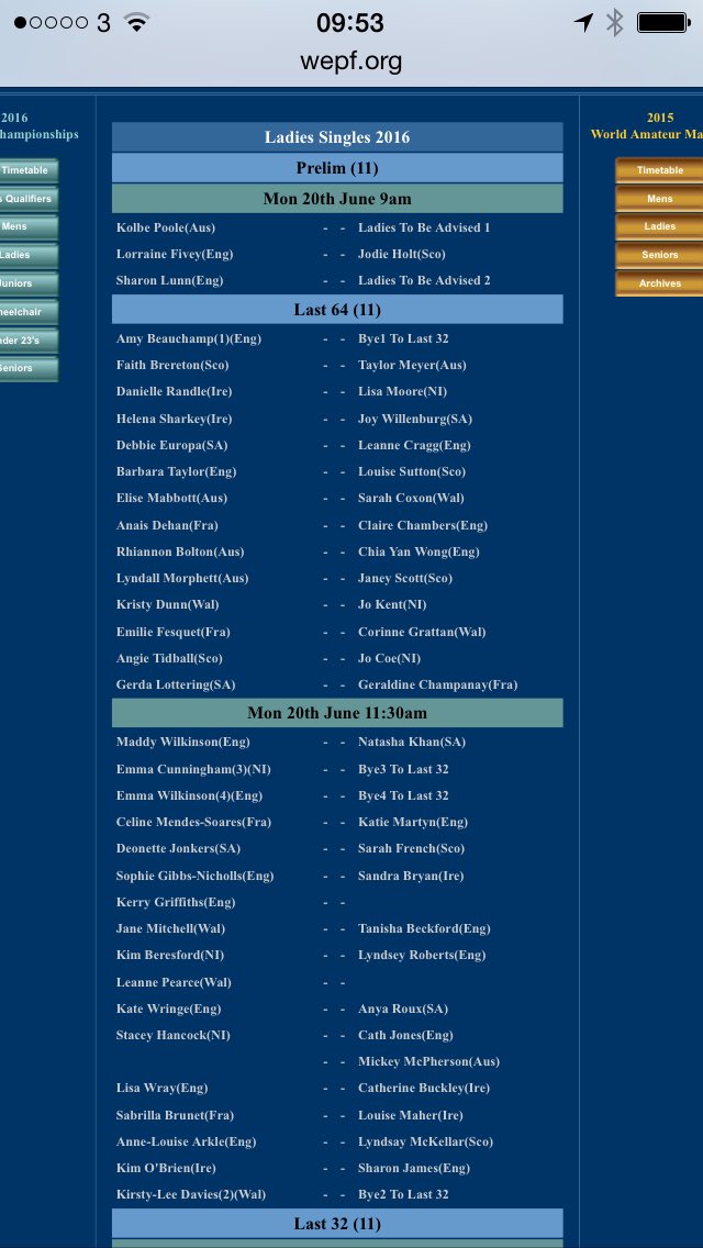 sepf_ladies's tweet image. Wepf Worlds Draw @Sepfladies @BreretonFaith  @SEPFJaneyscott