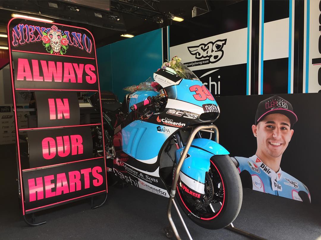 Redding45ID's tweet image. ALWAYS IN OUR HEARTS 
#LS39 #Mexicano39 #Moto2 #CatalanGP