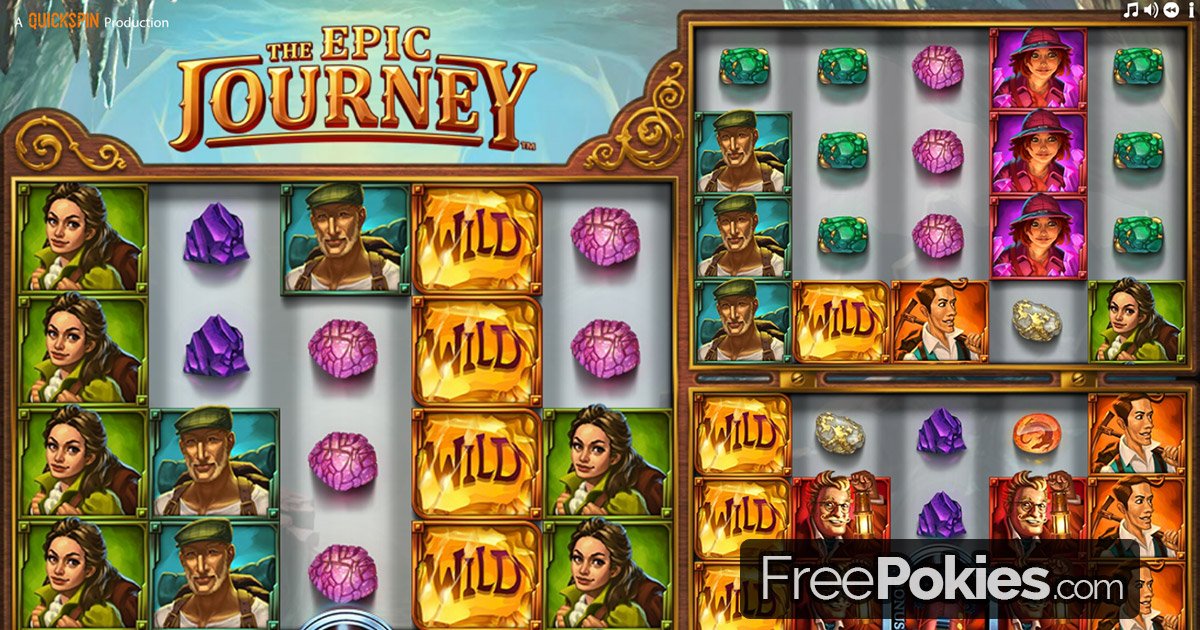 freepokies's tweet photo. Free Pokie of the Week - The Epic Journey - Play for free at https://t.co/z50RtJEgl4 #Pokies #FreeSpins https://t.co/SCBMeIguEC