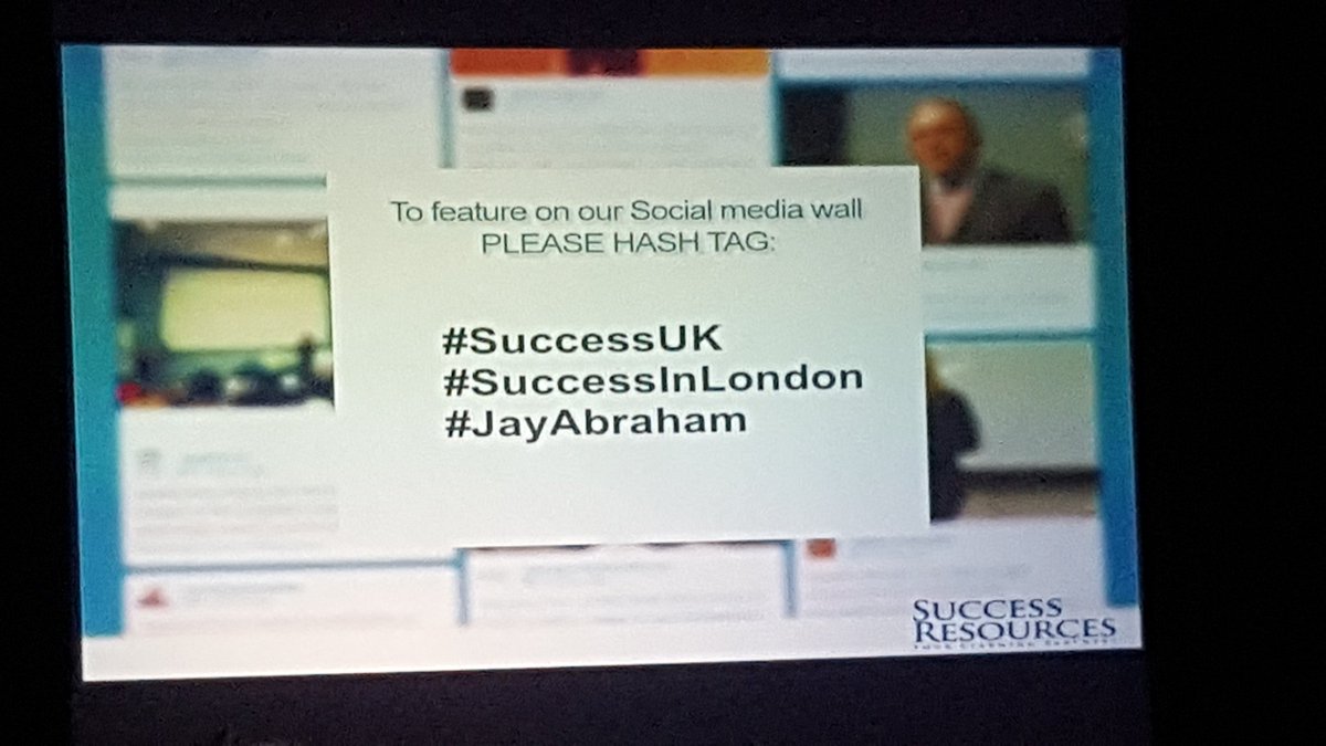 jonmallen's tweet photo. Great event, incredible trainer in #London @ #successUk #successinlondon #jayabraham https://t.co/9vl5LioXpn