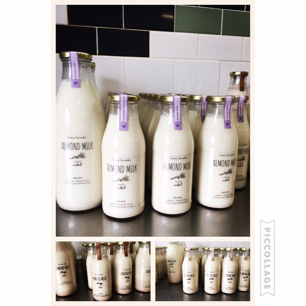 Come try what almond milk is supposed to taste like-selling today at the linden hills farmer's market. 9-1!