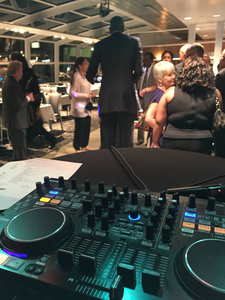ladjsupreme's tweet photo. Rocked a wedding last night and @officialmutombo was in the building  @SpiritCruisesDC @OdysseyDC https://t.co/MXVyZLHZOG