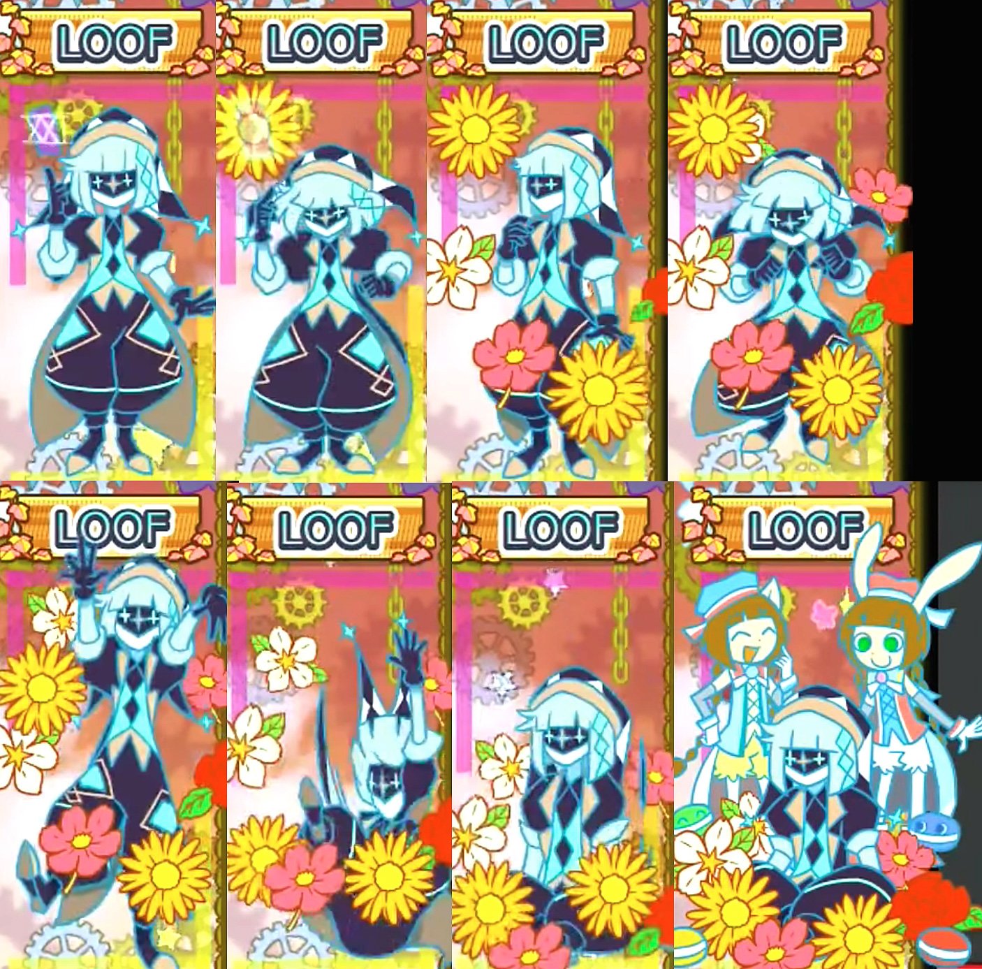 Mgr 色探し No Twitter Winはxxiの 世界 天使 ルーフくん を月桂樹 花 が囲んで 四方のポップくんは世界の四大元素の天使 風 緑 鷲 水 青 牛 大地 黄 ライオン 火 赤 ポップくんの色まで意図的なら相当再現度高いぞ T Co