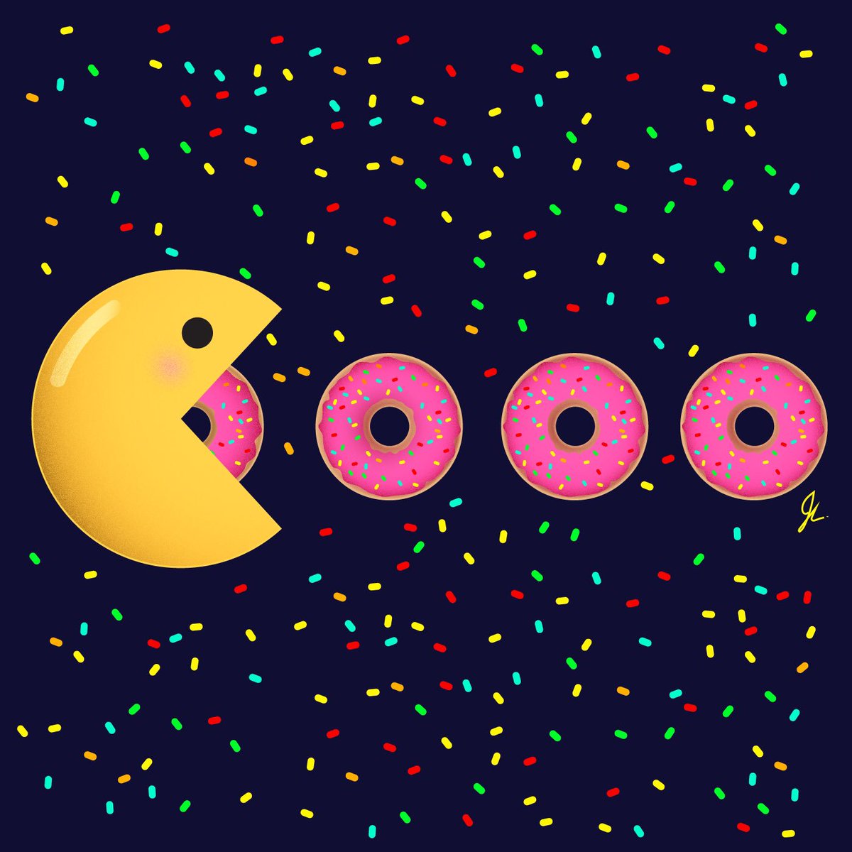 jennyileeart's tweet photo. 019/100 #pacman #donuts #dountday @VectorDailies #100daysofvector #THE100DAYPROJECT #vectorart https://t.co/z1GZMmBNgE