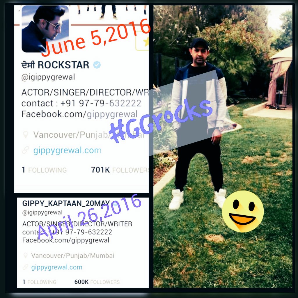 nisha1006's tweet photo. @igippygrewal #700k+ FAN FOLLOWING on Twitter #GGrocks 👏👏👏👌👌👍👍 #Oscar #Redua #26-26 #KAPTAAN #PROUD TO BE A #GGian😊🙏 https://t.co/ZVRHdvv4LK