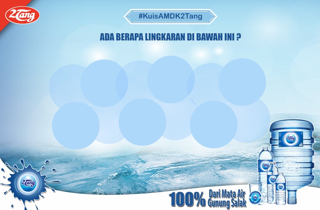 2tangwater's tweet photo. 4. Sebutkan ada berapa lingkaran?
5. Cantumkan jawaban km_facebook km_twitter km_IG km_#KuisAMDK2Tang https://t.co/P5uxsj34Ui