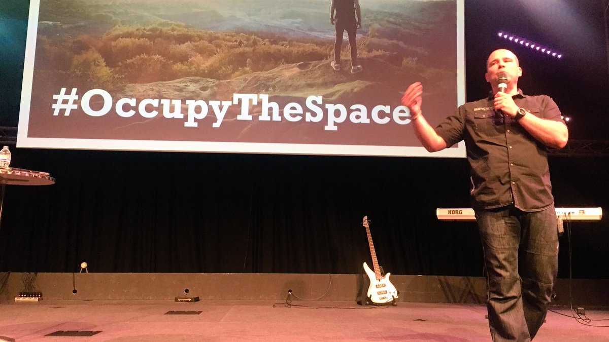 #occupythespace campaign continues with <a href="/nickmcdavid/">Nick McDavid</a> talking with us. #myheart