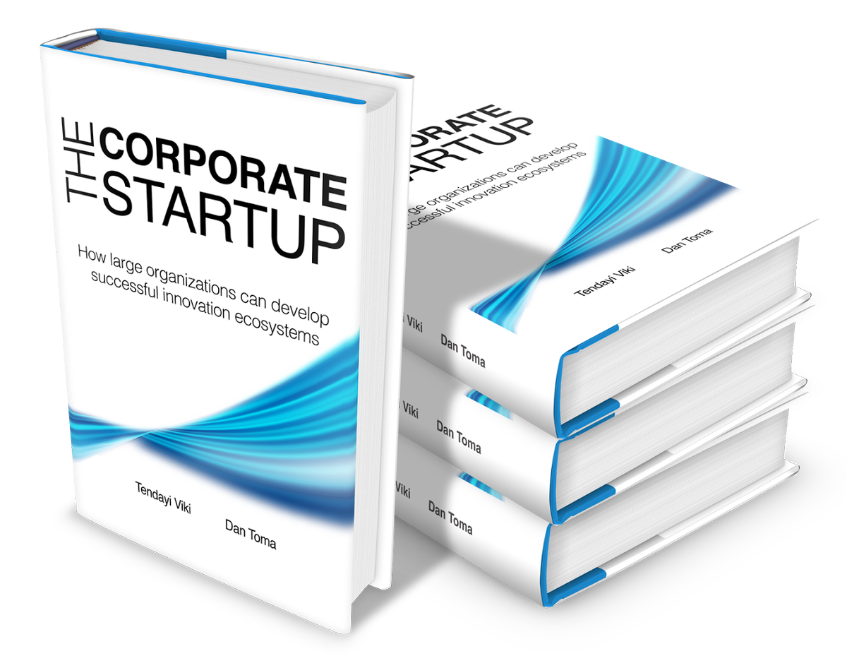 tendayiviki's tweet photo. Announcing the launch of the crowdfunding campaign for our book The Corporate Startup - https://t.co/8qjPZu49W3 https://t.co/WicskL5TRR