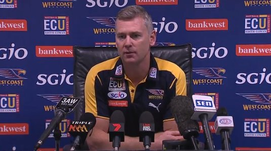 WestCoastEagles's tweet photo. "It felt like we were just hanging in there."

Adam Simpson: https://t.co/t0O0IqED1K https://t.co/kslWUuEZPw