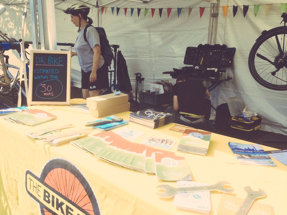 Bearsden &amp; Milngavie! DR BIKE is at the Allander Leisure Centre until 4pm today! Free servicing! #BigBikeFest