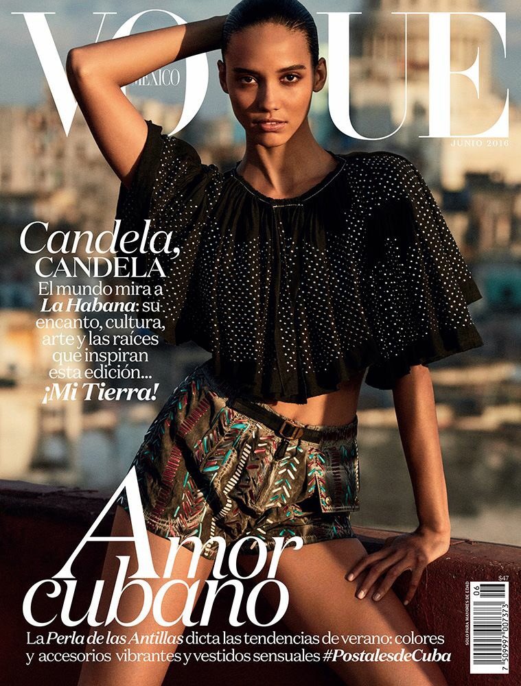 Now_Fashionista's tweet photo. COVER: La top #CoraEmmanuel en un look muy caribeño en la portada de @VogueMexico del mes de Junio https://t.co/iC6QXVsv1p