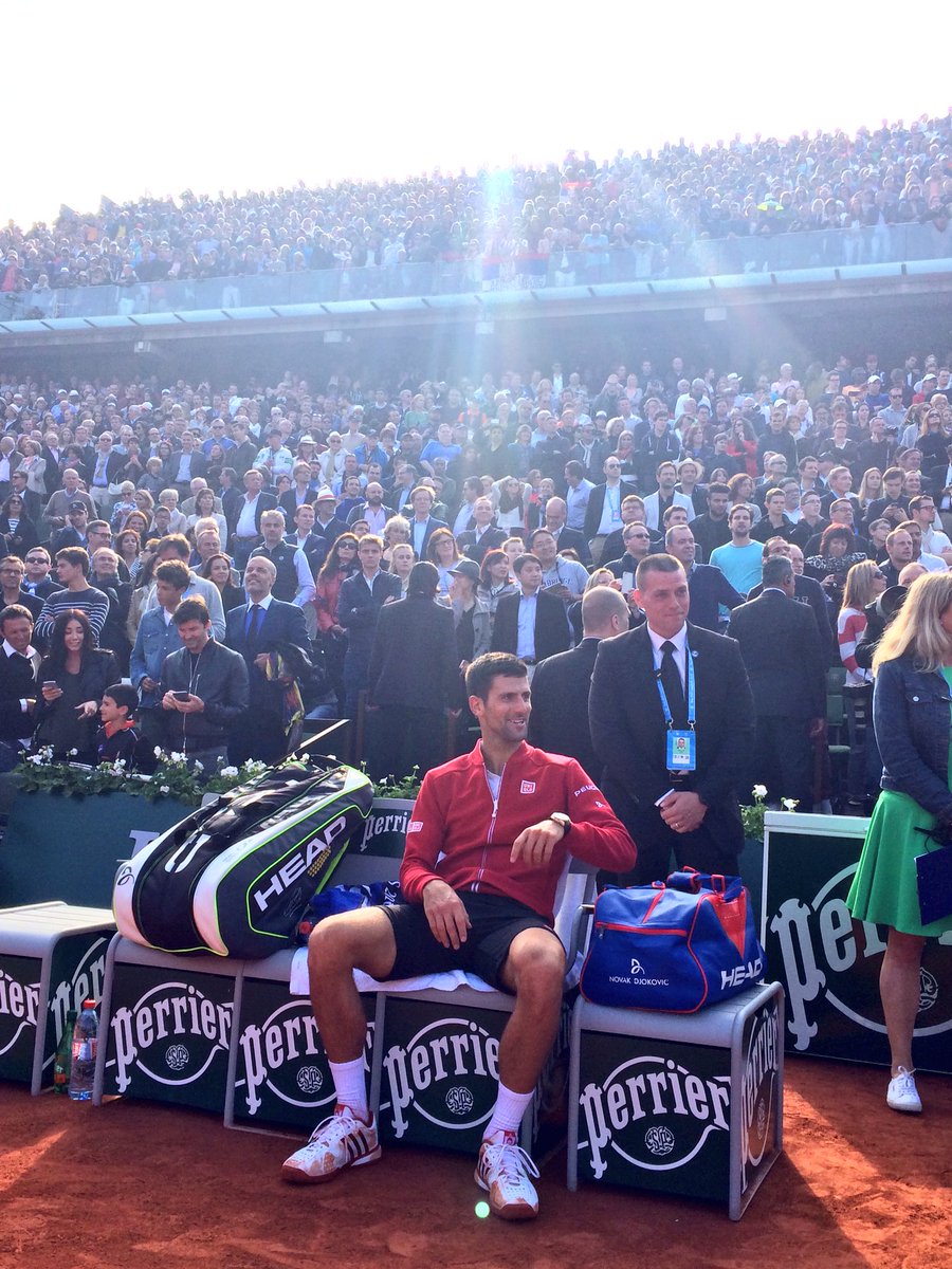 Even the sun came out to celebrate the champ. ☀️ #RG16