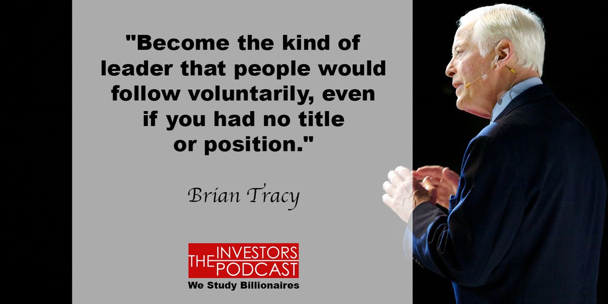 stig_brodersen's tweet photo. “Become the kind of leader that people would follow voluntarily, even if you had no title or position.” –Brian Tracy https://t.co/IXNYqMubRi
