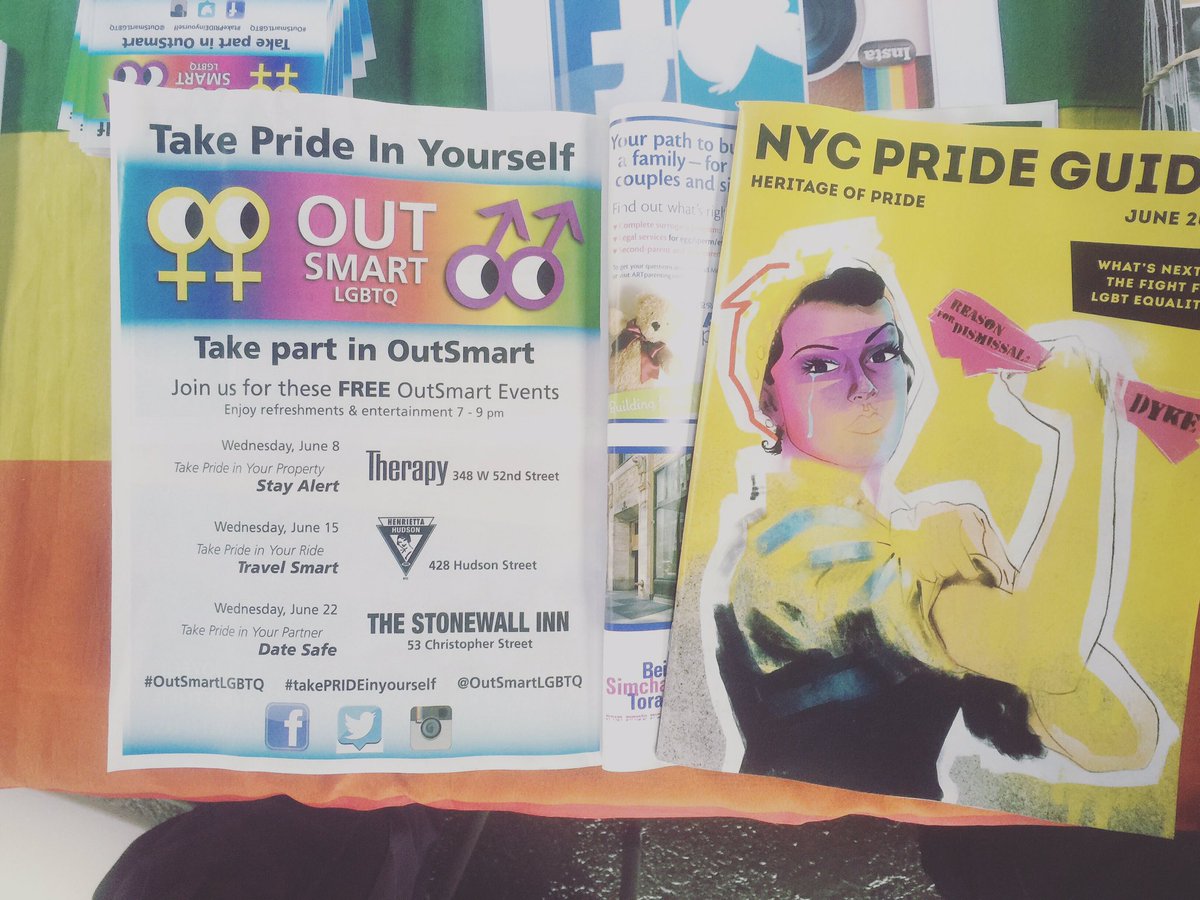 OutSmartLGBTQ's tweet photo. Check out page 134 in the official #prideguide for all our events this month #outsmartlgbtq #NYC #pride guide #LGBTQ https://t.co/cXRjQAYF5r