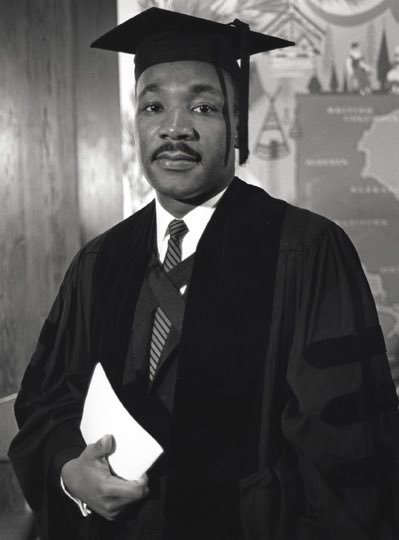 2DayInGAHistory's tweet photo. #ThisDayInGAHistory in 1955 Martin Luther King Jr. became "Dr. King" by earning a Ph.D in systematic theology at BU. https://t.co/YoBCQbzggi