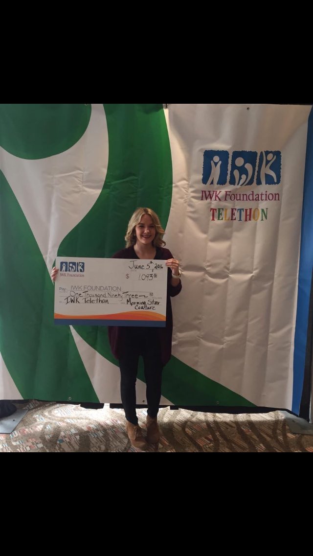 Super proud of my baby girl Daneka for raising over $1000 for such a great cause!
