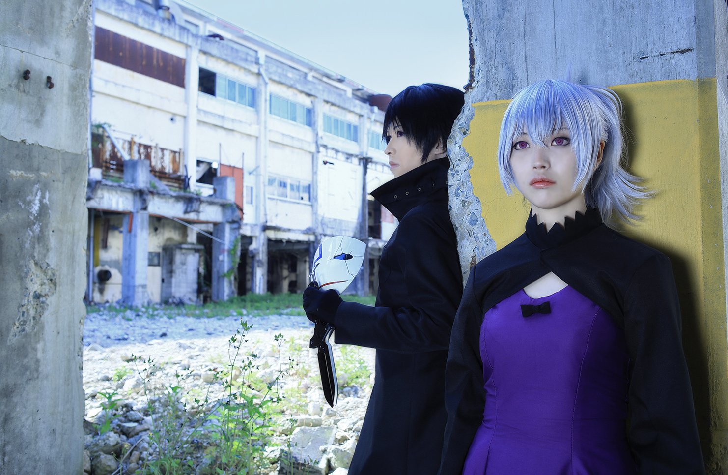 Tanya Darker Than Black 黒の契約者 黒 ヒロさん 銀 ターニャ Photo ゆささん ロケ地 高萩廃墟 写真追加です コスナビ Dtb